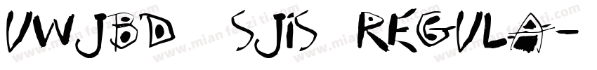 UWJBD5 (SJIS) Regula字体转换